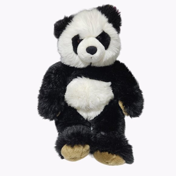 Vintage Build a Bear Panda 14 inch Roaring Plush Brown Paws Stuffed Animal Toy - Picture 1 of 8